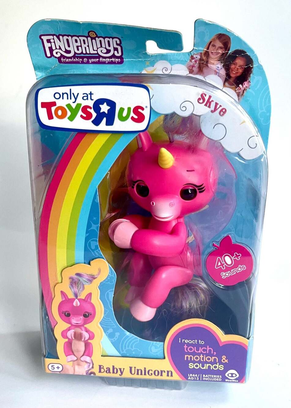 WowWee Fingerlings Skye the Baby Unicorn Pink Toys R Us Exclusive